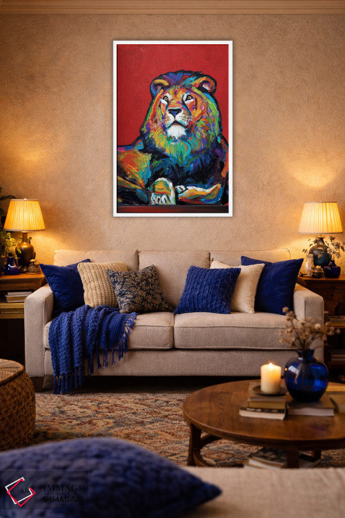 تابلو دکوراتیو شیر اثر رابرت فلپس - D3W