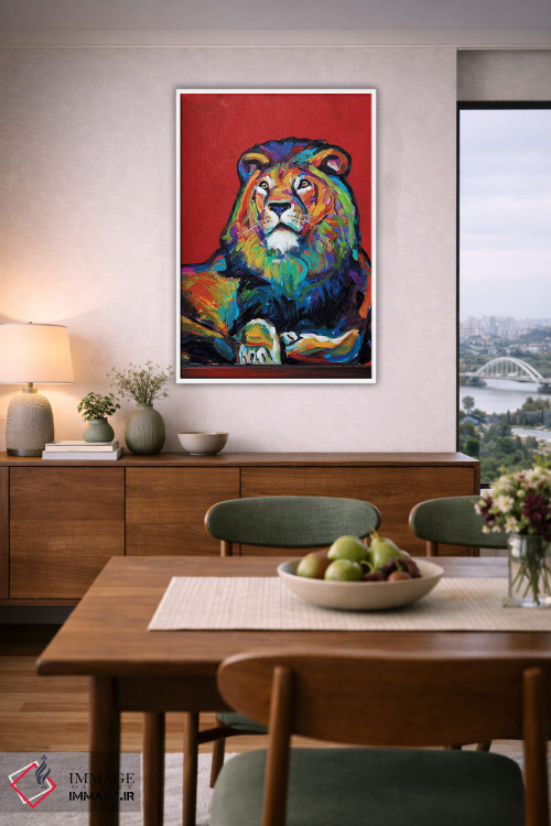 تابلو دکوراتیو شیر اثر رابرت فلپس - D6W