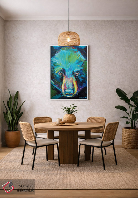 تابلو دکوراتیو خرس روحانی اثر رابرت فلپس - D2W