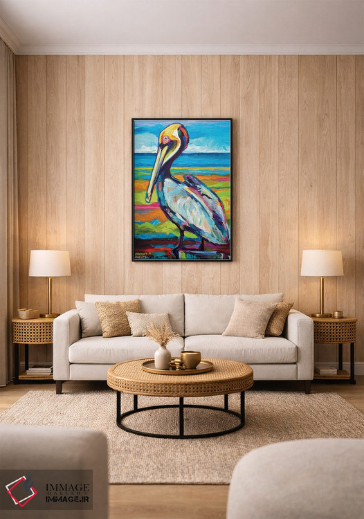 تابلو دکوراتیو پلیکان اثر رابرت فلپس - D1B