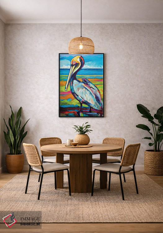 تابلو دکوراتیو پلیکان اثر رابرت فلپس - D3B