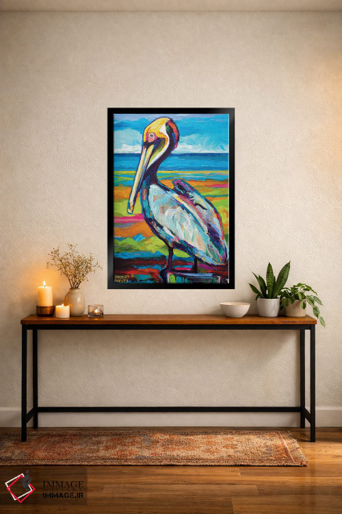 تابلو دکوراتیو پلیکان اثر رابرت فلپس - D4B