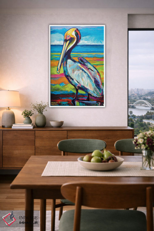 تابلو دکوراتیو پلیکان اثر رابرت فلپس - D5W