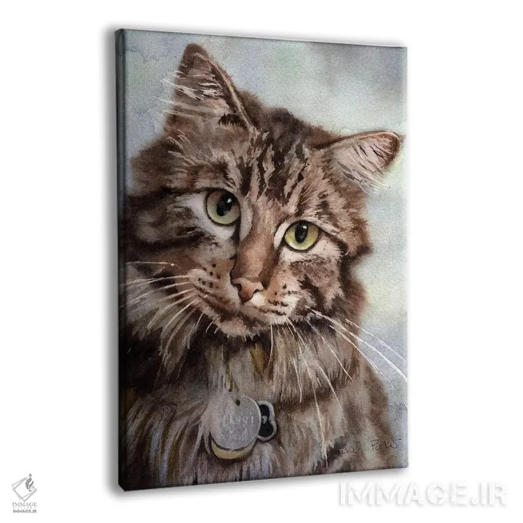 تابلو دکوراتیو چشم های مین کون اثر ریچل پارکر - نمای پرسپکتیو محصول