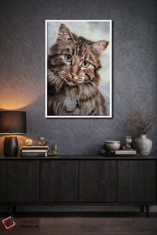 تابلو دکوراتیو چشم های مین کون اثر ریچل پارکر - D1W