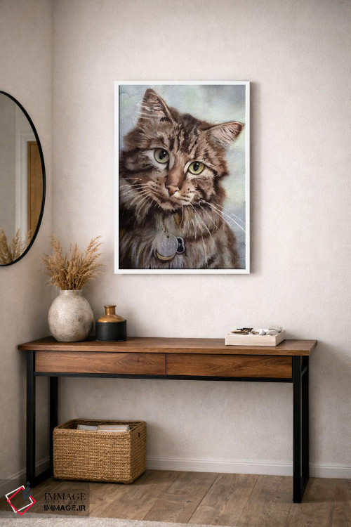 تابلو دکوراتیو چشم های مین کون اثر ریچل پارکر - D2W