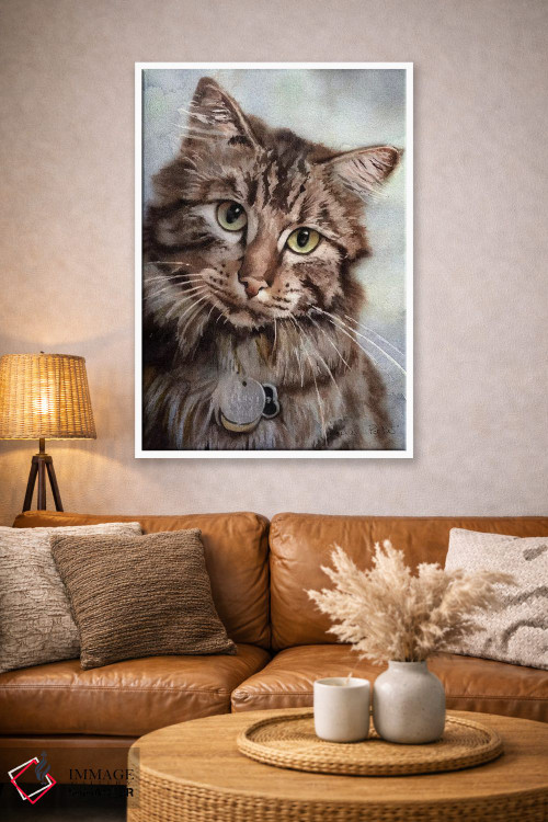 تابلو دکوراتیو چشم های مین کون اثر ریچل پارکر - D3W