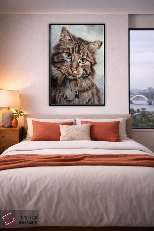 تابلو دکوراتیو چشم های مین کون اثر ریچل پارکر - D5B