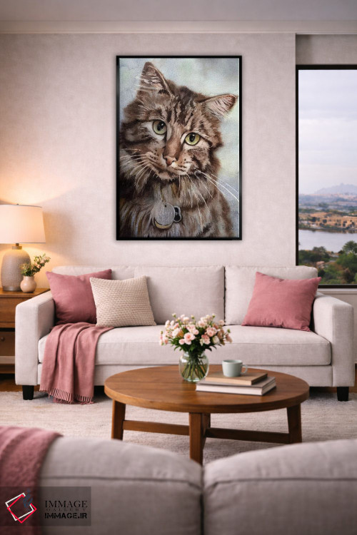 تابلو دکوراتیو چشم های مین کون اثر ریچل پارکر - D4B