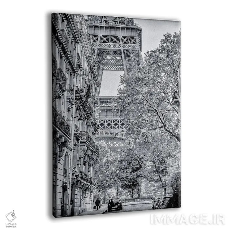 تابلو دکوراتیو برج ایفل در پاییز اثر رز پالنیسانو - نمای پرسپکتیو محصول