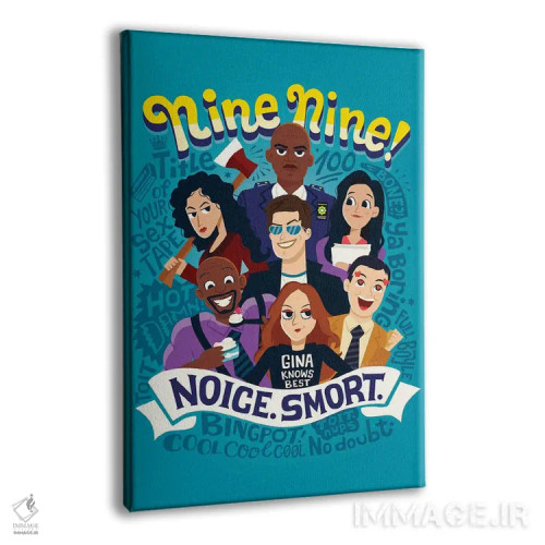 تابلو دکوراتیو بروکلین ۹۹ اثر ریزا رودیل - نمای پرسپکتیو محصول