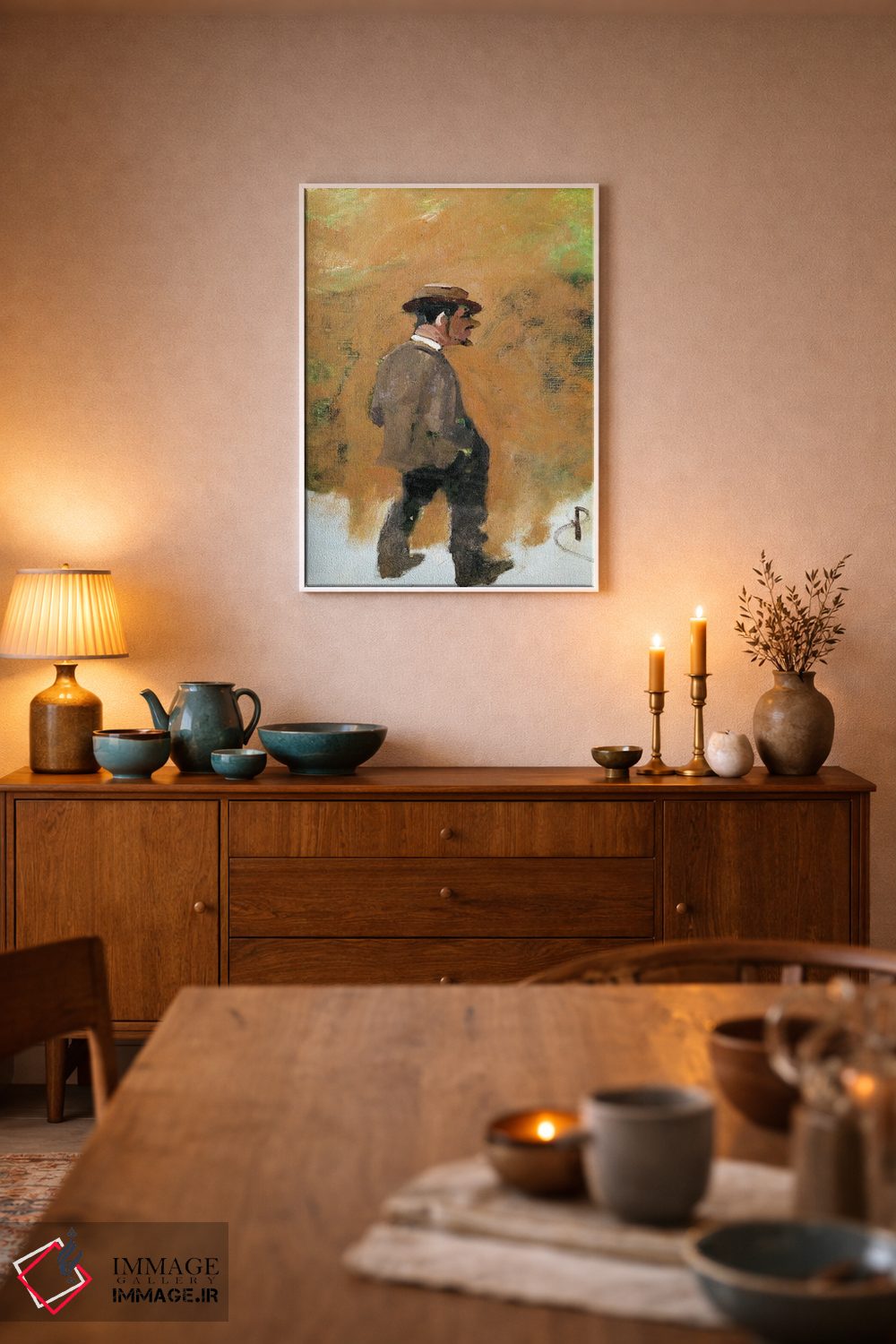 تابلو کلاسیک 1883,آنری دو تولوز-لوترک در سن ۱۹ سالگی، ۱۸۸۳ اثر رنه پرانستوو - D5W