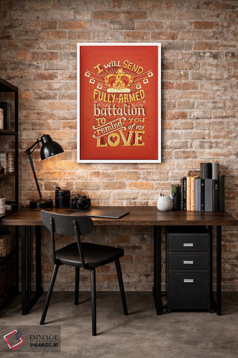 تابلو دکوراتیو همیلتون ۱ اثر ریزا رودیل - D3W