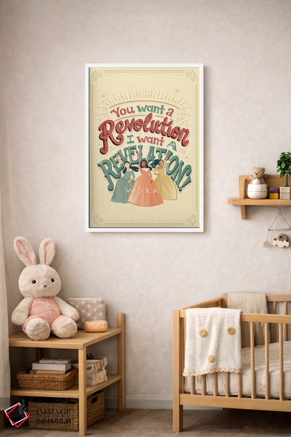 تابلو دکوراتیو همیلتون ۱۰ اثر ریزا رودیل - D3W