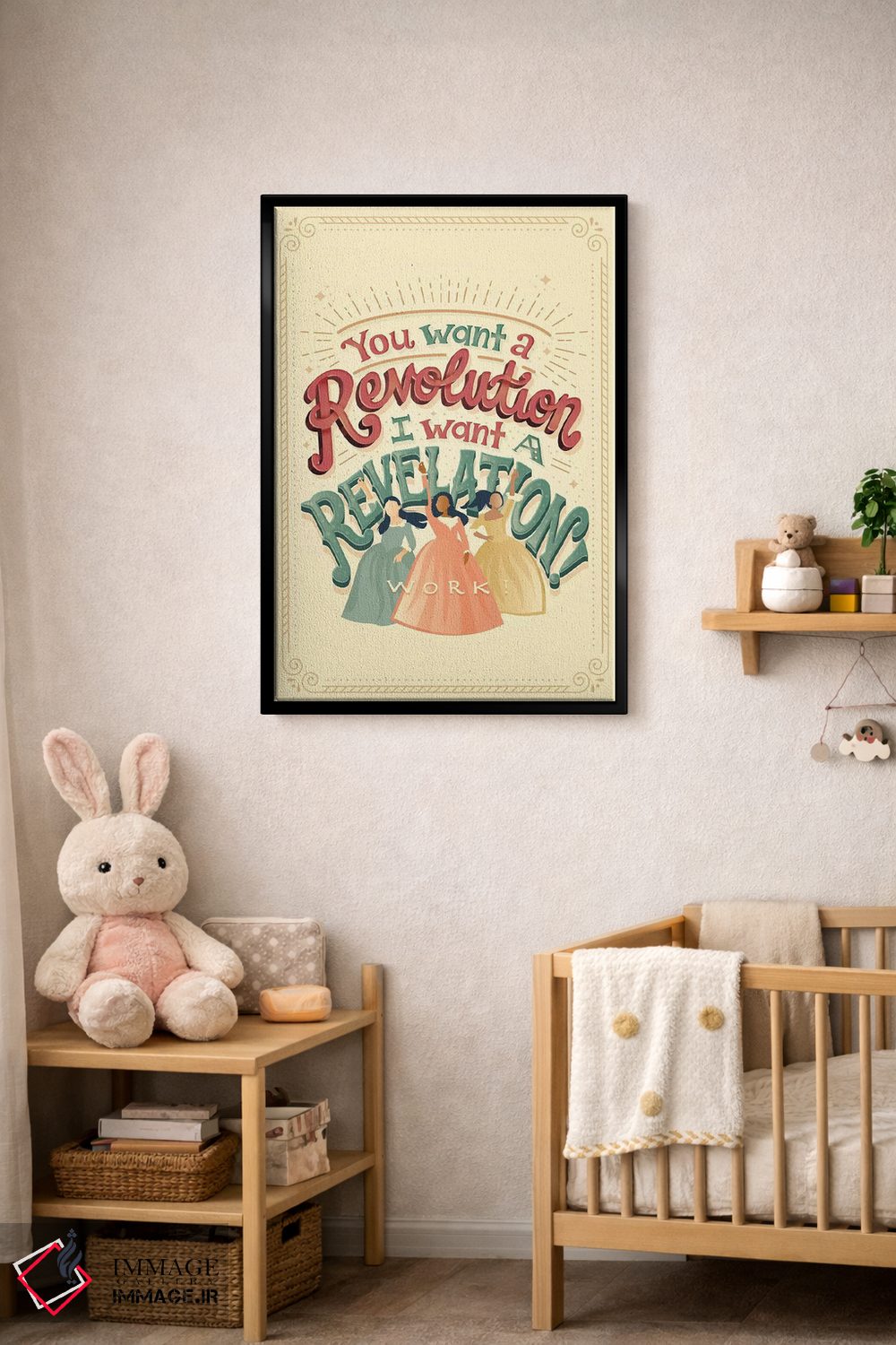 تابلو دکوراتیو همیلتون ۱۰ اثر ریزا رودیل - D4B