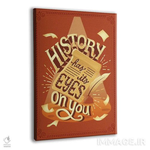 تابلو دکوراتیو همیلتون ۵ اثر ریزا رودیل - نمای پرسپکتیو محصول