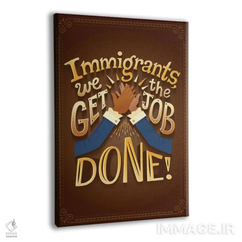 تابلو دکوراتیو همیلتون ۶ اثر ریزا رودیل - نمای پرسپکتیو محصول