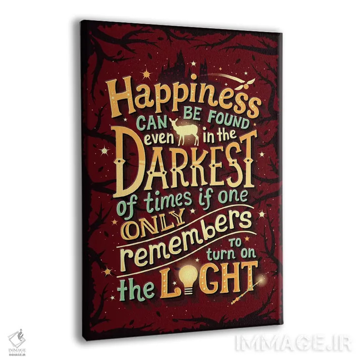 تابلو دکوراتیو هری پاتر ۱ اثر ریزا رودیل - نمای پرسپکتیو محصول