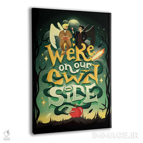 تابلو دکوراتیو سمت خودت اثر ریزا رودیل - نمای پرسپکتیو محصول