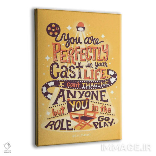 تابلو دکوراتیو لین-مانوئل: نقش تو اثر ریزا رودیل - نمای پرسپکتیو محصول