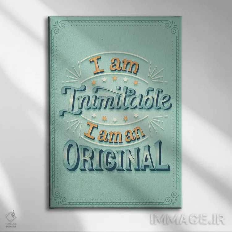 تابلو دکوراتیو همیلتون ۹ اثر ریزا رودیل - نمای روبهرو روی دیوار