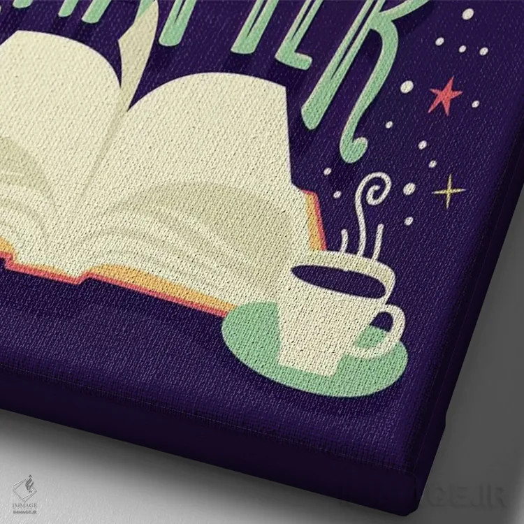 تابلو دکوراتیو یک فصل دیگر اثر ریزا رودیل - نمای نزدیک بافت بوم