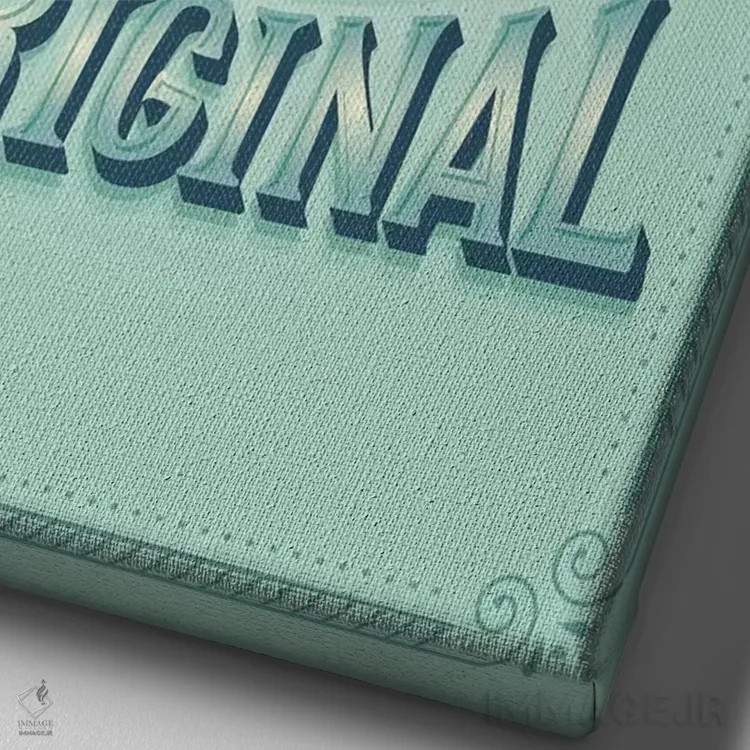 تابلو دکوراتیو همیلتون ۹ اثر ریزا رودیل - نمای نزدیک بافت بوم