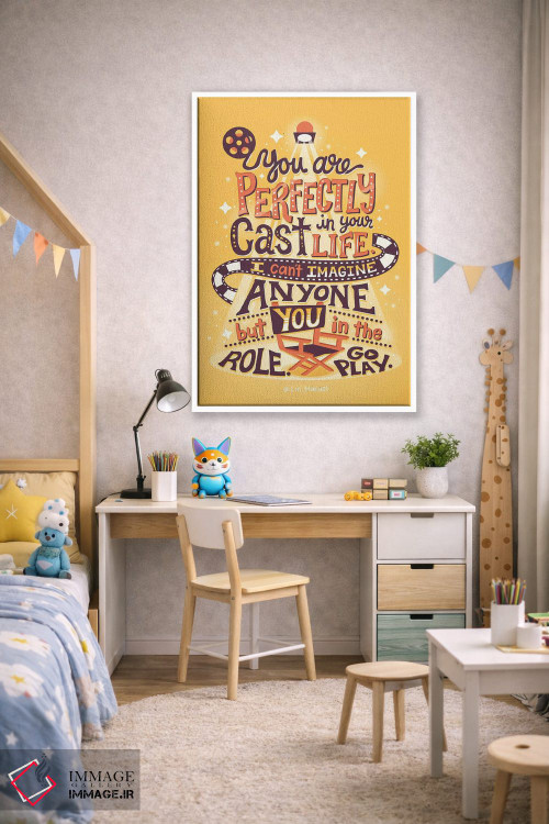 تابلو دکوراتیو لین-مانوئل: نقش تو اثر ریزا رودیل - D1W