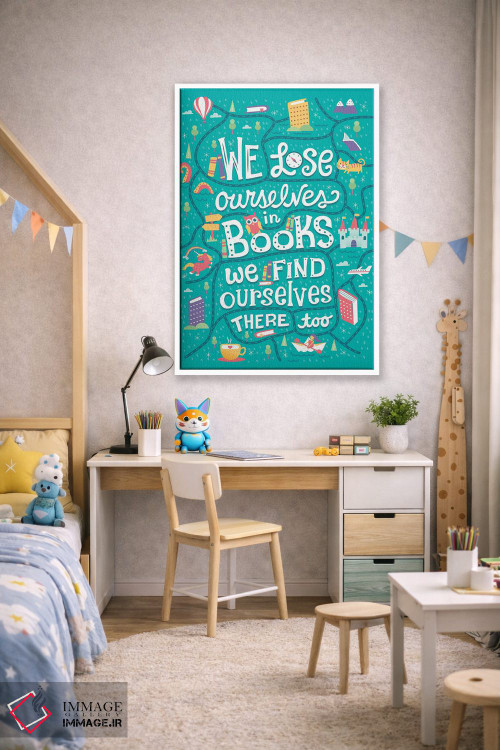 تابلو دکوراتیو در خودمان گم می شویم اثر ریزا رودیل - D1W