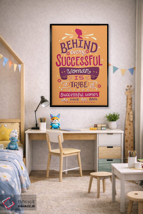 تابلو دکوراتیو قبیله اثر ریزا رودیل - D1B