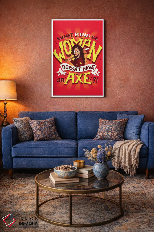 تابلو دکوراتیو چه جور زنی اثر ریزا رودیل - D3W