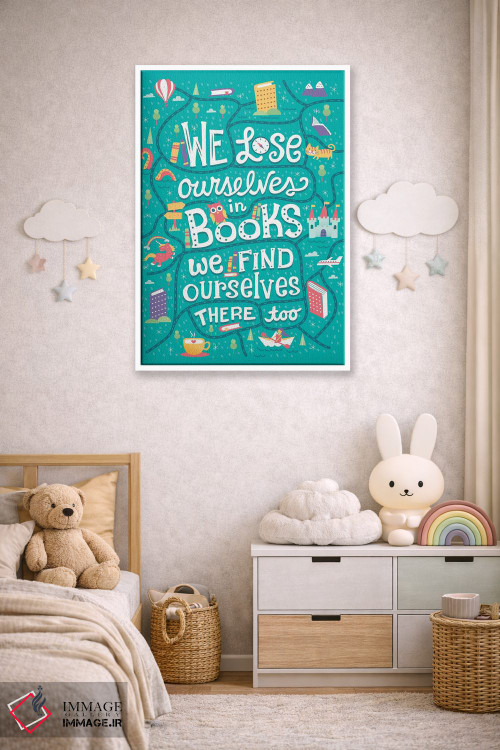 تابلو دکوراتیو در خودمان گم می شویم اثر ریزا رودیل - D3W