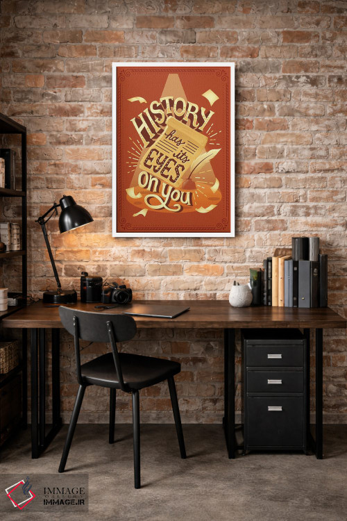 تابلو دکوراتیو همیلتون ۵ اثر ریزا رودیل - D3W