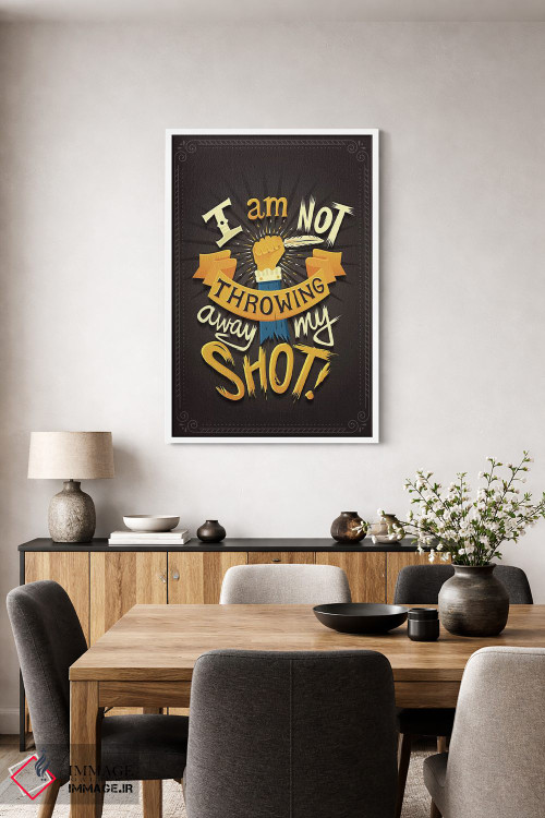 تابلو دکوراتیو همیلتون ۸ اثر ریزا رودیل - D3W