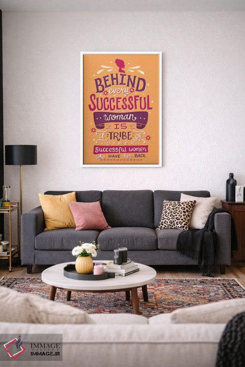 تابلو دکوراتیو قبیله اثر ریزا رودیل - D2W