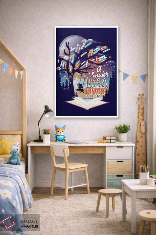 تابلو دکوراتیو هزار زندگی اثر ریزا رودیل - D1W
