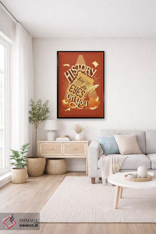 تابلو دکوراتیو همیلتون ۵ اثر ریزا رودیل - D5B