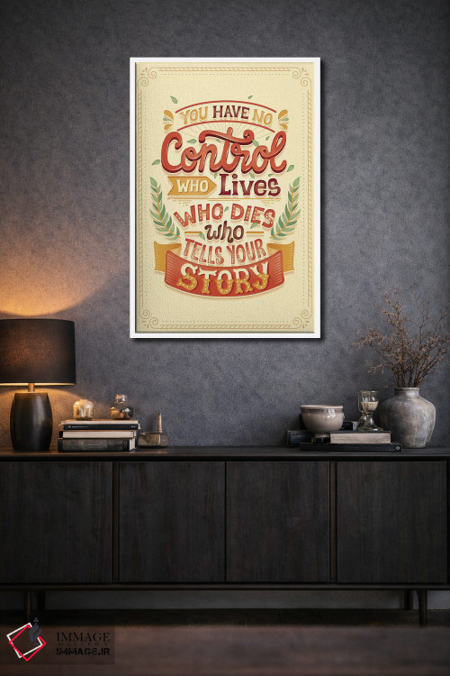 تابلو دکوراتیو همیلتون ۱۲ اثر ریزا رودیل - D1W