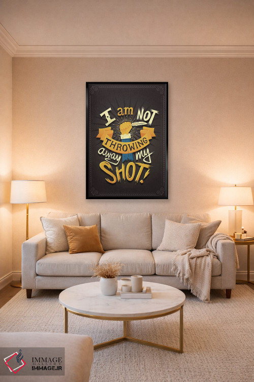 تابلو دکوراتیو همیلتون ۸ اثر ریزا رودیل - D4B