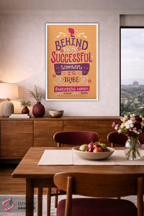 تابلو دکوراتیو قبیله اثر ریزا رودیل - D4W