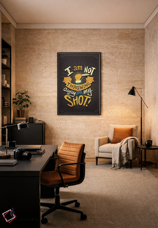 تابلو دکوراتیو همیلتون ۸ اثر ریزا رودیل - D5B