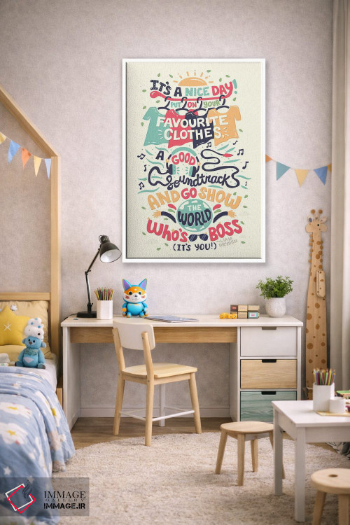 تابلو دکوراتیو نقل قول از لیام درایدن اثر ریزا رودیل - D1W