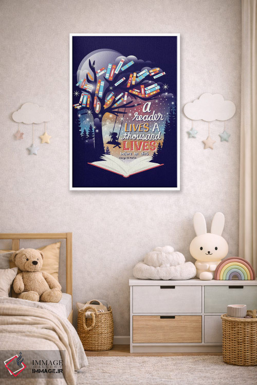 تابلو دکوراتیو هزار زندگی اثر ریزا رودیل - D4W