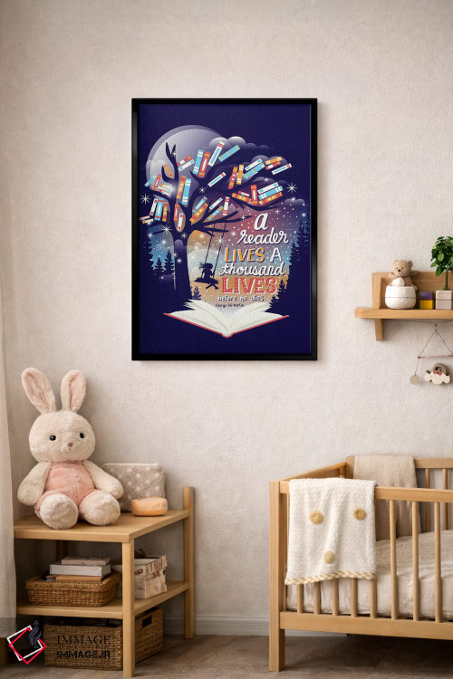 تابلو دکوراتیو هزار زندگی اثر ریزا رودیل - D5B