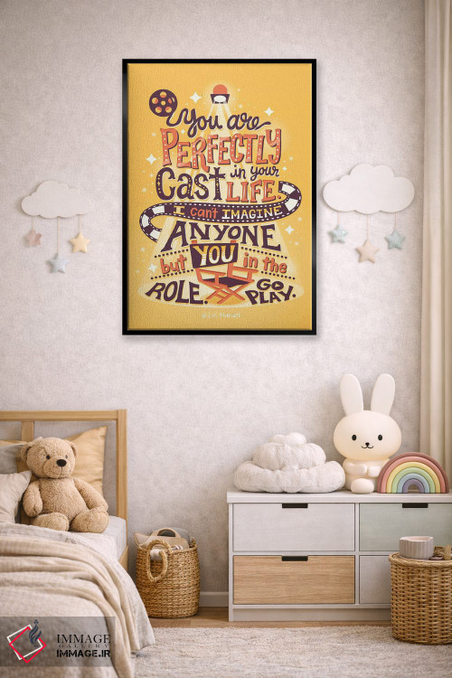 تابلو دکوراتیو لین-مانوئل: نقش تو اثر ریزا رودیل - D6B