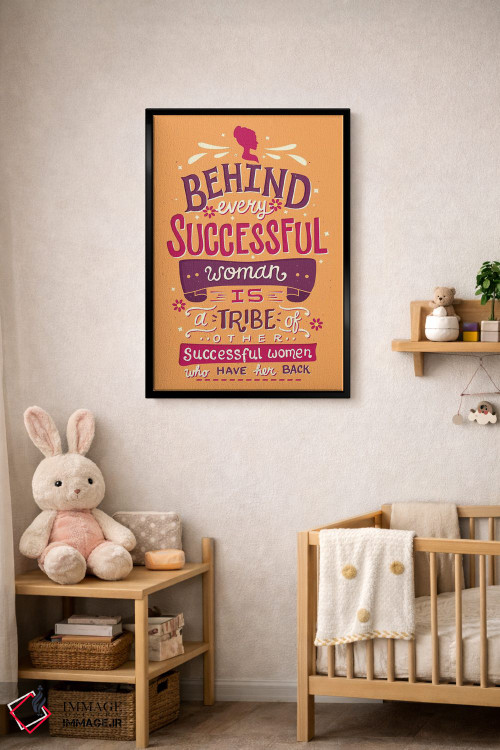 تابلو دکوراتیو قبیله اثر ریزا رودیل - D5B