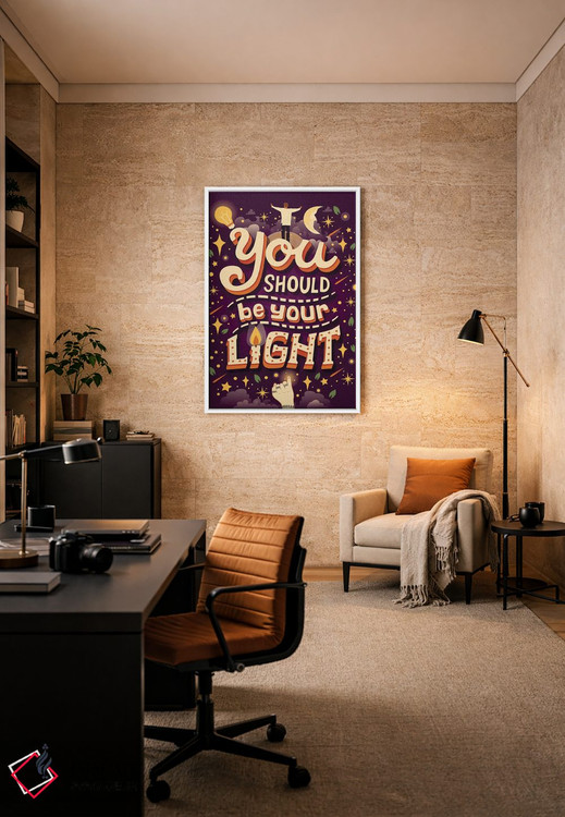 تابلو دکوراتیو نور اثر ریزا رودیل - D6W