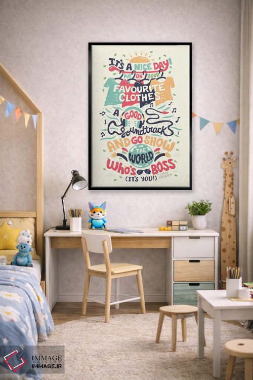 تابلو دکوراتیو نقل قول از لیام درایدن اثر ریزا رودیل - D2B