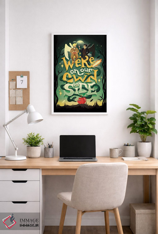 تابلو دکوراتیو سمت خودت اثر ریزا رودیل - D3W