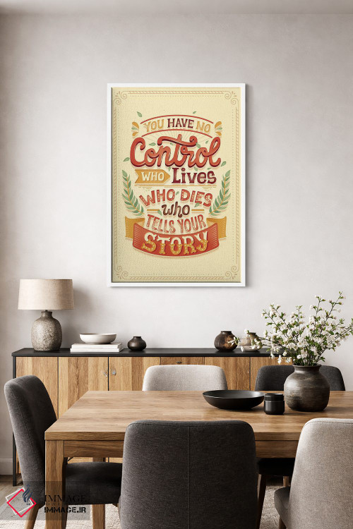 تابلو دکوراتیو همیلتون ۱۲ اثر ریزا رودیل - D3W